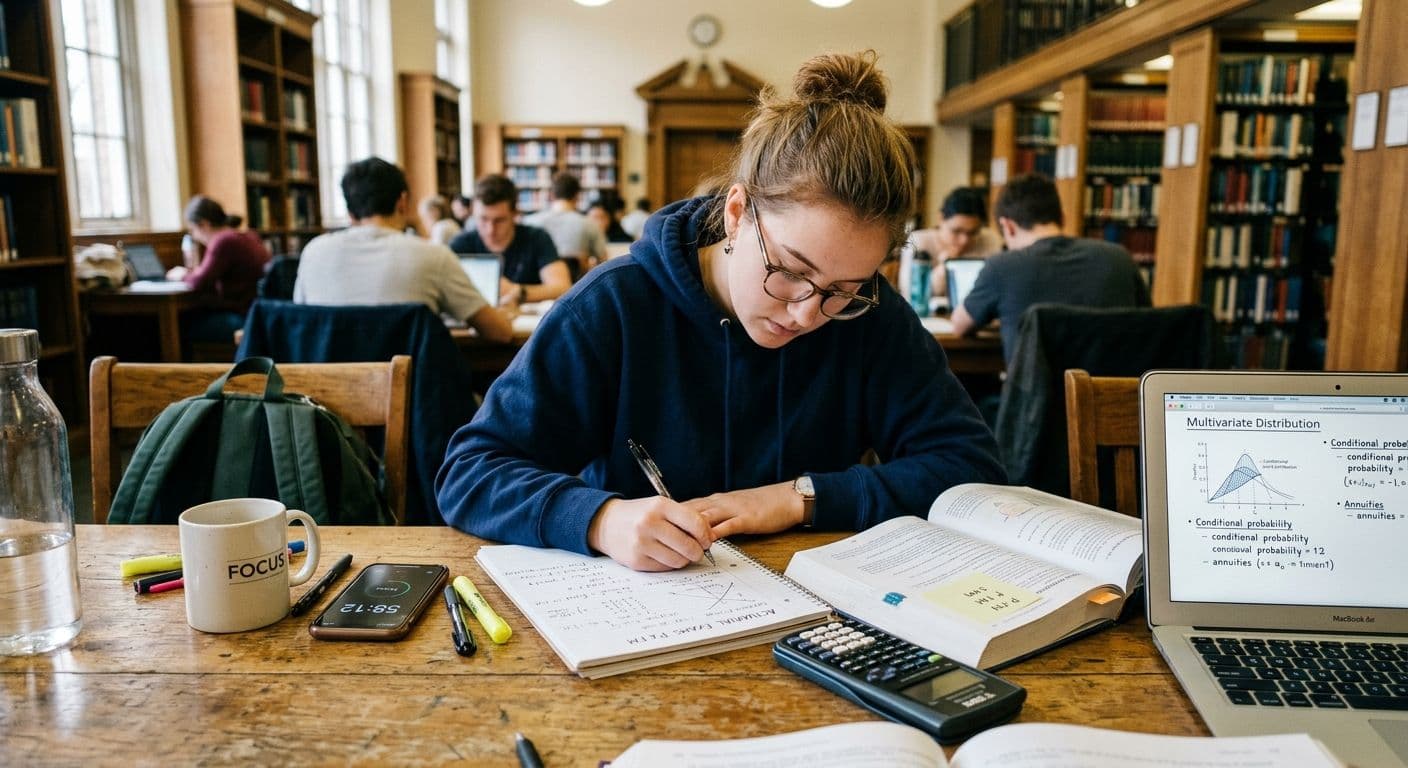 Actuarial Science Tutoring: What the Exams (P, FM, SRM) Actually Test